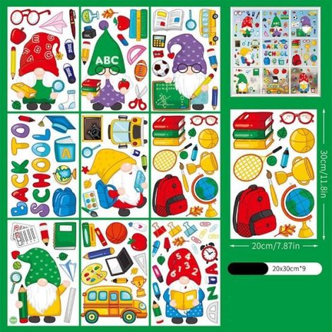 Sticker Électrostatique - PVC - Imperméable - Pour Vitrine et Décoration de Fête - Lot de 1 (1/4)