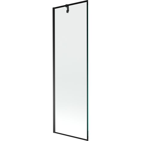 Mexen Next mampara de ducha de 1 hoja 60 x 150 cm, marco negro, negro - 895-060-000-00-70-70