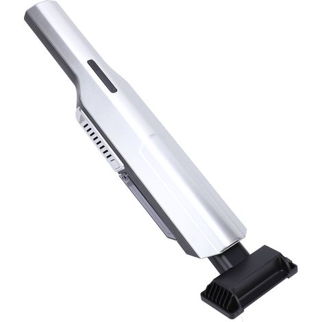 Aspirateur à main sans fil portable haute aspiration moteur sans balais ABS 80W 2000mAh pour maison voiture argent (1/5)