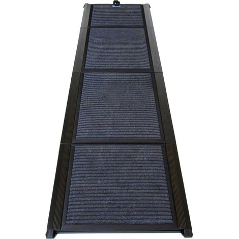 Rampa pieghevole per cani da auto 160 cm, antiscivolo, carico 110 kg, nero HAVRYA (1/5)