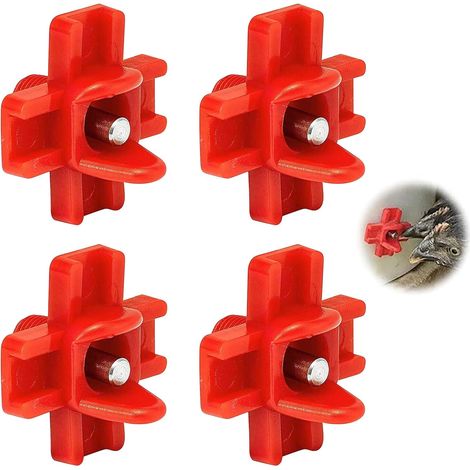Abreuvoir Automatique pour Tétine. Tetine Abreuvoir Poule. Abreuvoir pour Poulets Deau. Abreuvoir pour Poules à Gouttes. Buveurs d'Eau de Poulet en Plastique. pour Poulet Oiseau Caille 4 Pièces H239 (1/5)