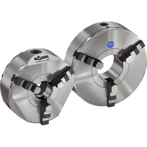 Röhm Dreibacken-Drehfutter Stahl zylindrische Zentrieraufnahme, DIN 702-4, Außen-⌀ A: 100mm (1/4)