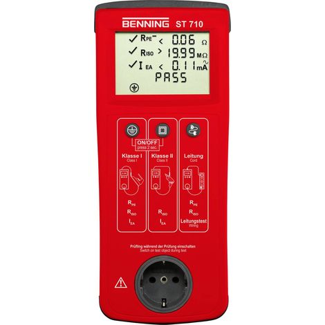 [GEBRAUCHT] B-Ware Benning Gerätetester Prüfgerät Vde Norm 0701 0702 Batteriebetrieb Automatisch349