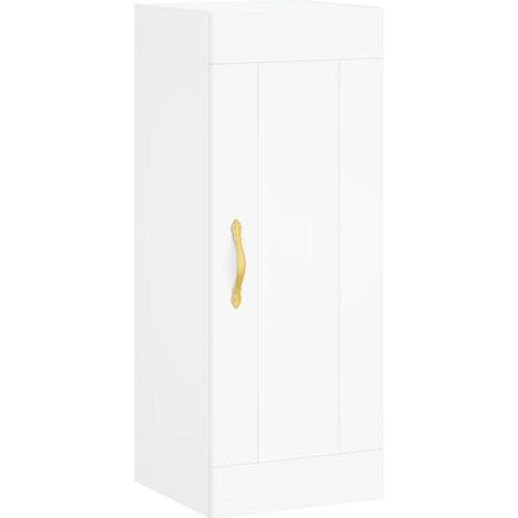 Armario de pared madera de ingeniería blanco 34,5x34x90 cm vidaXL (1/5)