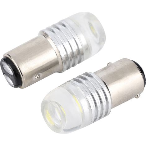 2er-Pack LED-Lampen 1157 2357 Weiß Stroboskop-Projektor-Blinker für Auto-Rückleuchten 12V DC (1/5)