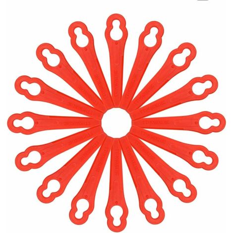 DEESSE SHOP - 50 lames de rechange pour tondeuse à gazon Lame de tondeuse à gazon en plastique (1/5)