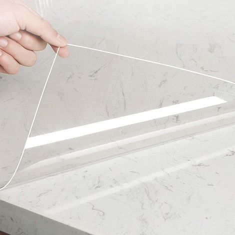 Film adhésif transparent pour meubles, protection anti-éclaboussures, film de protection pour la surface de la salle de bain, cuisine, meubles, étanche, 60 x 100 cm,