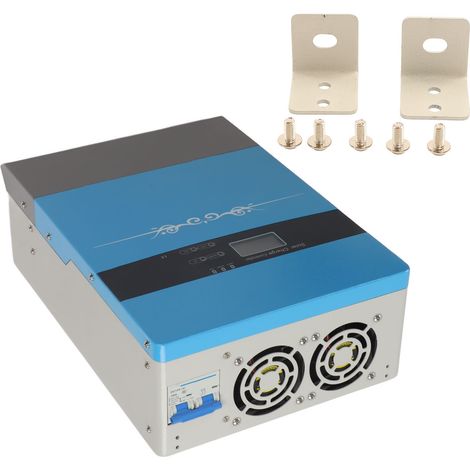 Contrôleur de charge solaire PWM 100A avec écran LCD pour batteries photovoltaïques au lithium (96V) (1/5)