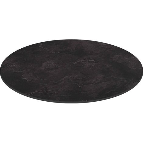 Plateau de table ronde 60 cm 4 places ardoise (1/5)
