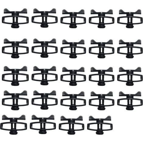 Tendeur de clôture électronique BBTail en plastique, tendeurs de clôture électriques portables pour accessoires agricoles, 24 pièces SSRie (1/4)