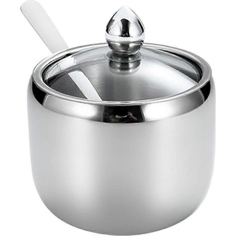 Pots à épices, récipients à épices, récipients à épices avec couvercles, sucrier pour café/bar (1/2)