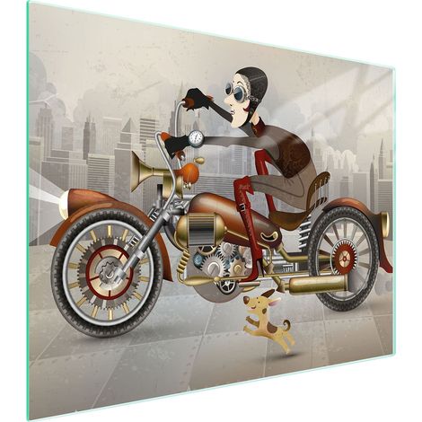 TAGLIERE IN VETRO 52x40 MOTO (1/5)