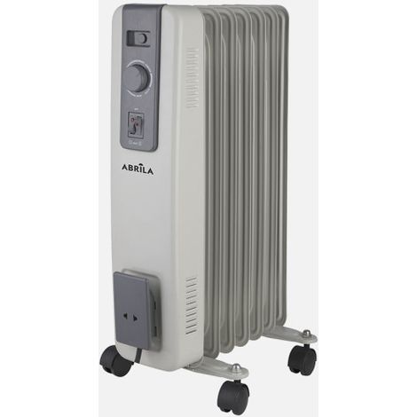 Radiatore elettrico abrila grigio 1500W 7 elementi