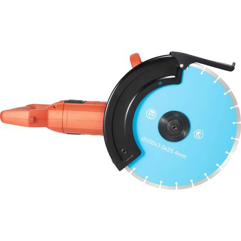 Sierra eléctrica para hormigón, alta potencia, capacidad de corte versátil, Orange, UE (1/2)
