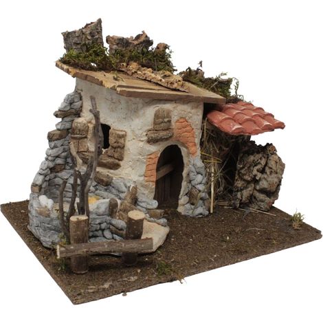 Casolare in Gesso per Presepe 32 x 23 cm BP40014 (1/5)