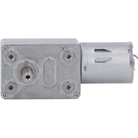 Motoréducteur 12V DC bi-arbre tout métal à vis sans fin 4632-370 30 tr/min (1/5)