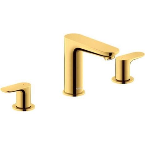 Wave Duravit, robinetterie de lavabo à 3 trous, saillie 129 mm, (1/2)