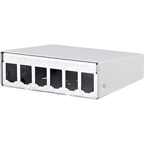 Panneau de brassage 6 ports Metz Connect 130861-0602-E non équipé 1 UH R42474 (1/4)