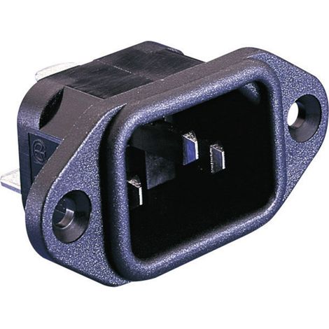 Bulgin PX0580/28 Kaltgeräte-Steckverbinder PX Stecker, Einbau vertikal Gesamtpolzahl: 2 + PE 10 A Sc