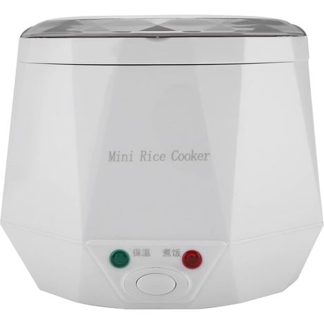 Cuiseur à Riz électrique Multifonctionnel Portable 24V 140W, pour Camions, pour la Maison et les Voyages (WHITE) (1/5)