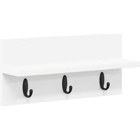 Maison Exclusive - Wandmontierter nachttisch Weiß 40 x 10,5 x 18