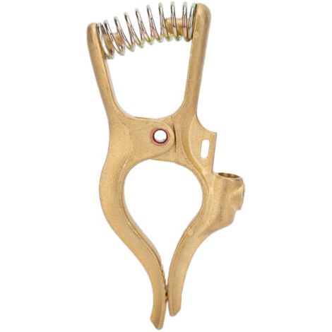 Pince de mise à la terre en laiton de 300 A, avec revêtement anti-salissure, outil manuel industriel, consommable pour outils