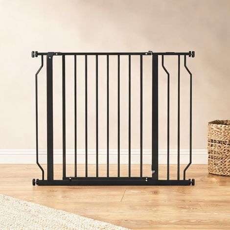 Barrière pour animaux schwarz en stahl ABS 95 x 3 x 76 cm (1/5)
