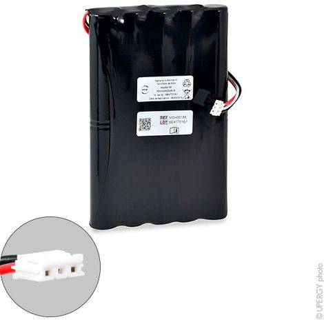 NX - Batterie médicale  Ni-MH Colin Moniteur BX10 12V 4Ah JST