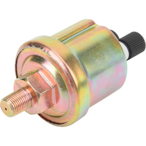 Capteur de pression d'huile 1/8 NPT 0,08 MPa, alarme avec voyant lumineux, plage de mesure 0-1,0 MPa, manomètre de pression moteur. (1/5)