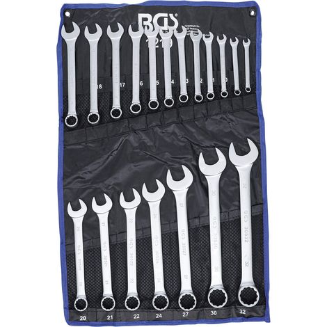 BGS Maul-Ringschlüssel-Satz  SW 8 - 32  mm 19tlg. -  1219 (1/4)