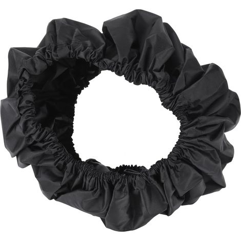 Housse Protection Anti-Poussière, Couvertures de protection des roues 4 Housse de Pluie de Enfant Bébé Poussette Landau Poussette étanche protection UV Accessoires (Noir)(L), (1/5)