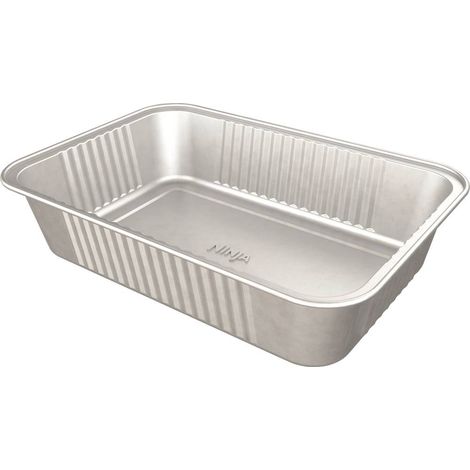 Accessori barbecue ninja vaschette alluminio 15x22 cm confezione 10 (1/2)