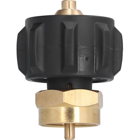 Adaptateur de recharge 1/4 pouces, coupleur de cylindre de réservoir, vanne de régulation de gaz Propane, filetage femelle QCC1 (1/5)
