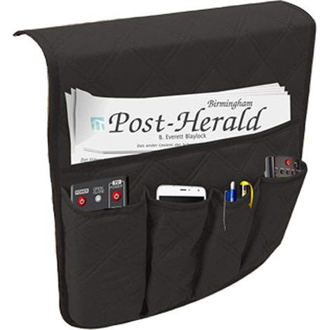 Sac de rangement pour accoudoir de canapé, poche antidérapante, convient aux fauteuils et canapés, sac de rangement en tissu (1/5)