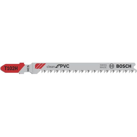 Bosch PRO Plastics PVC clean T102H Sierra de calar 100 mm 3 pzs. - 2608667445