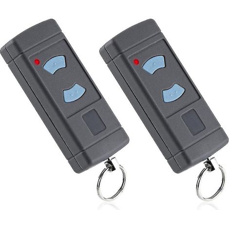 Lot de 2 télécommandes de porte de garage de remplacement pour HSE2-868, HS4-868 et HSM4-868 Promatic (gris). (1/5)