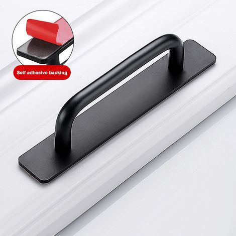 Selbstklebende Schubladengriffe aus Aluminiumlegierung, kein Bohren erforderlich, für Küchenmöbel, Schubladen, Fenster und Schiebetürenschränke. (1/5)