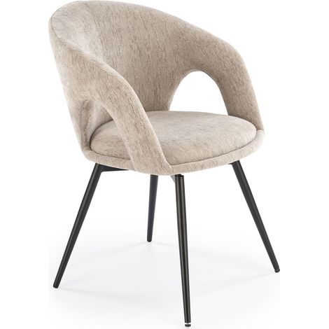 Silla Houston 2053, Beige, 87x55x57cm, Tapiz, Metálico (1/5)