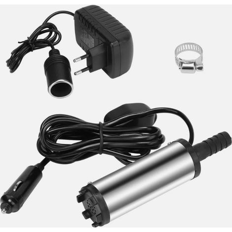 Mini Pompe Plongeante - 12 V - Débit 12 à 15 L/min - Diamètre 38 mm - Pour Eau Claire - Pompe Submersible (1/5)