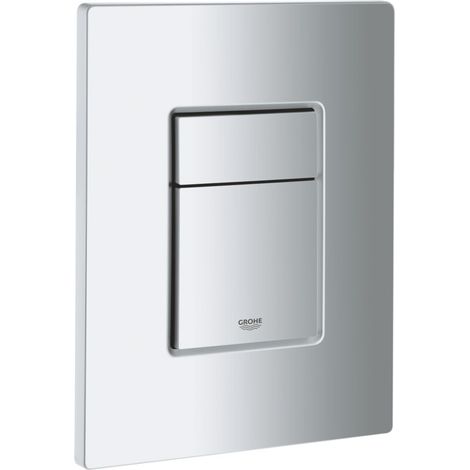 Plaque de Commande Wc, Compatible avec Grohe Skate Cosmopolitan – Bouton de commande, Chromé mat 38732P00