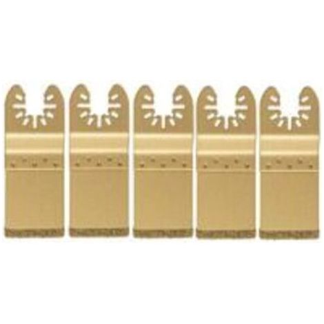 Pair Lot de 5 Lame de Scie DiamantéE Oscillante Universelle Ensemble pour la LibéRation Ajustement Multi-Outils Coupe Dics (1/5)