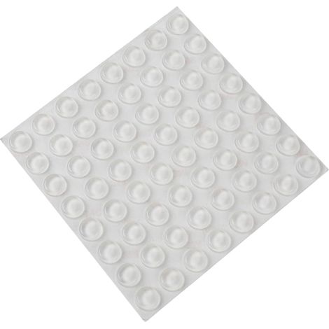 Tapis anti-collision silencieux auto-adhésif couleur 100 grains, particules anti-chocs pour meubles, portes et fenêtres de placards de toilettes, particules de caoutchouc anti-collision (1/5)