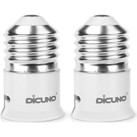 E27 vers B22 Adaptateur de douille, Douille base de lampe, Lot de 2 (1/5)