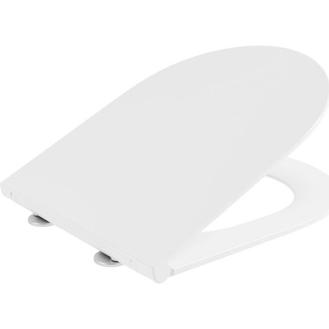 Abattant WC GLANZ, SLIM, Soft Close, Easy Take, blanc (1/2)