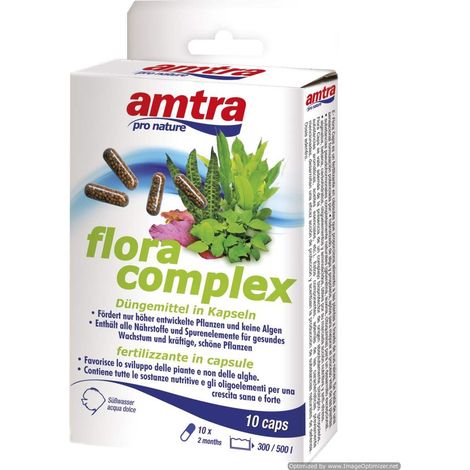 Set 6 pezzi Amtra Flora Complex Caps Fertilizzante per acquario in pastiglie a lento rilascio