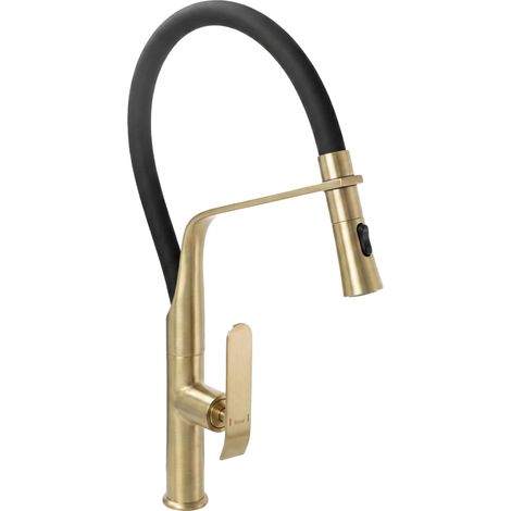 KITCHEN FAUCET REA CASTOR BRUSH GOLD