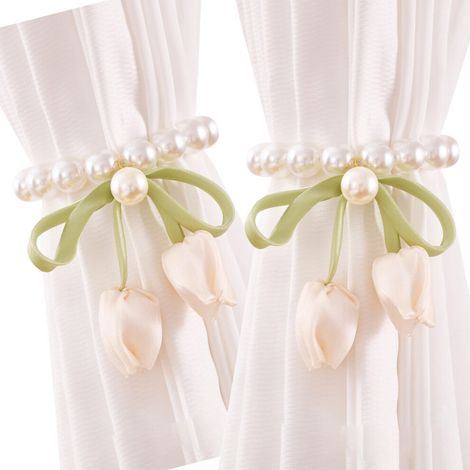 Set di 2 fermatende a forma di tulipano fatti a mano - bei long