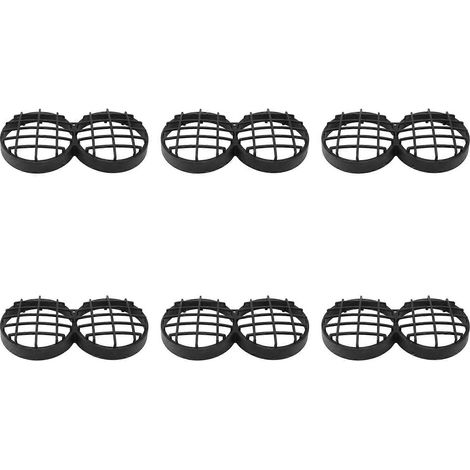 6x Cubierta de malla para faro de motocicleta, cubierta protectora para faro adecuada para Yamaha BWS100 Honda ZOOMER AF58()