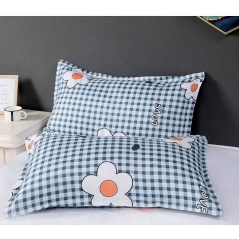 Taie d'oreillerLot de 2 Taies d'oreiller 48 x 74 cmSuper Douceur HypoallergniqueProtge Oreiller avec Fermeture PROTECTION TRAVERSIN (1/4)