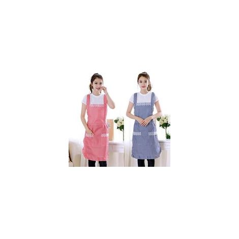 Grembiule da cucina senza maniche con doppie tasche, impermeabile e resistente all'olio, per le pulizie domestiche, per uomo e donna. - Crezuo